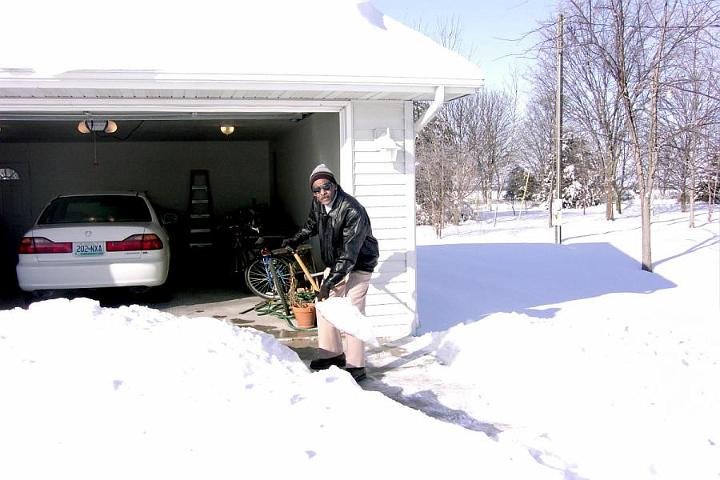 First time to shovel snow.JPG